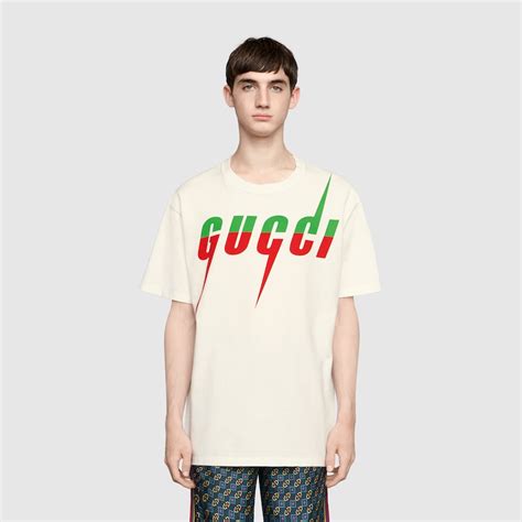 gucci t-shirt gucci blade uomo con stampa|gucci blade print t shirt.